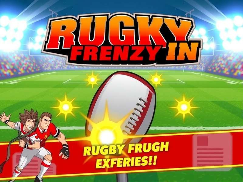 Rugby Frenzy IN Action Rugby Frenzy IN Game Screenshot