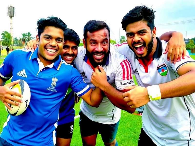 Indian Gaming Community Indian Players Enjoying Rugby Frenzy IN